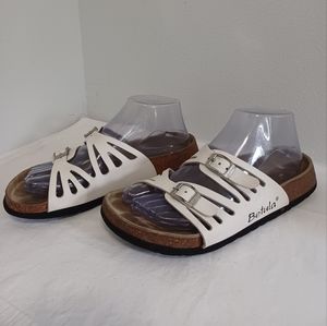 Betula Birkenstock sandals doble buckle strap white 38